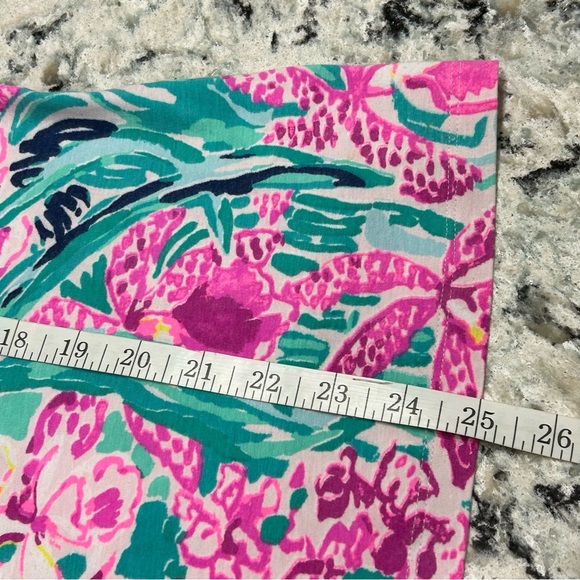 Lilly Pulitzer Womens Size Large Multi Color 3/4 Sleeve Top - Picture 8 of 9